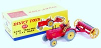 Lot 1906 - Dinky Toys, 310, Tractor and Hay Rake,...