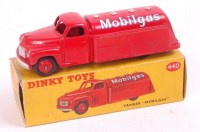 Lot 1924 - Dinky Toys, 440 petrol tanker 'Mobilgas', red...