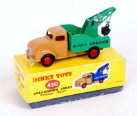 Lot 1942 - Dinky Toys, 430 breakdown lorry, light brown...