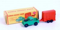 Lot 1956 - Dublo Dinky Toys, 073 Land Rover and horse...