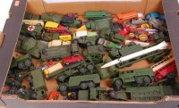 Lot 1965 - Tray of mixed playworn Dinky, Matchbox and...