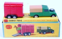 Lot 1610 - Corgi Toys, gift set 2, Land Rover and pony...