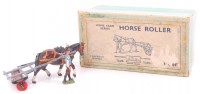 Lot 1275 - Britains 9F Farm Series horse drawn roller,...