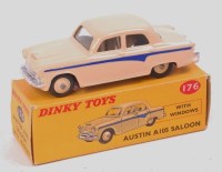 Lot 2012 - Dinky Toys, 176 Austin A105 saloon, cream body,...