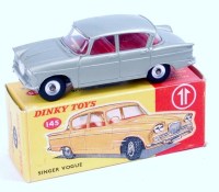 Lot 2020 - Dinky Toys, 145 Singer Vogue, light metallic...