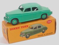 Lot 2022 - Dinky Toys, 156 Rover 75 saloon, light green...