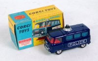 Lot 1637 - Corgi Toys, 464, Commer Police Van, dark blue...