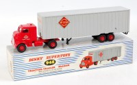 Lot 2067 - Dinky Toys, 948, Mclean tractor-trailer, red...