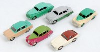 Lot 2080 - Dinky Toys Loose play worn Saloon Group, 6...