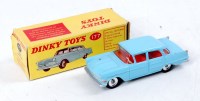 Lot 2095 - Dinky Toys, 177, Opel Kapitan, light blue body,...
