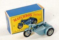 Lot 2304 - Matchbox, 1-75 series No.4 Triumph T110...