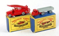 Lot 2309 - Matchbox 1-75 Series No.9A Dennis Fire Engine,...