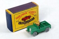 Lot 2313 - Matchbox 1-75 Series, No.12A Land Rover, green...