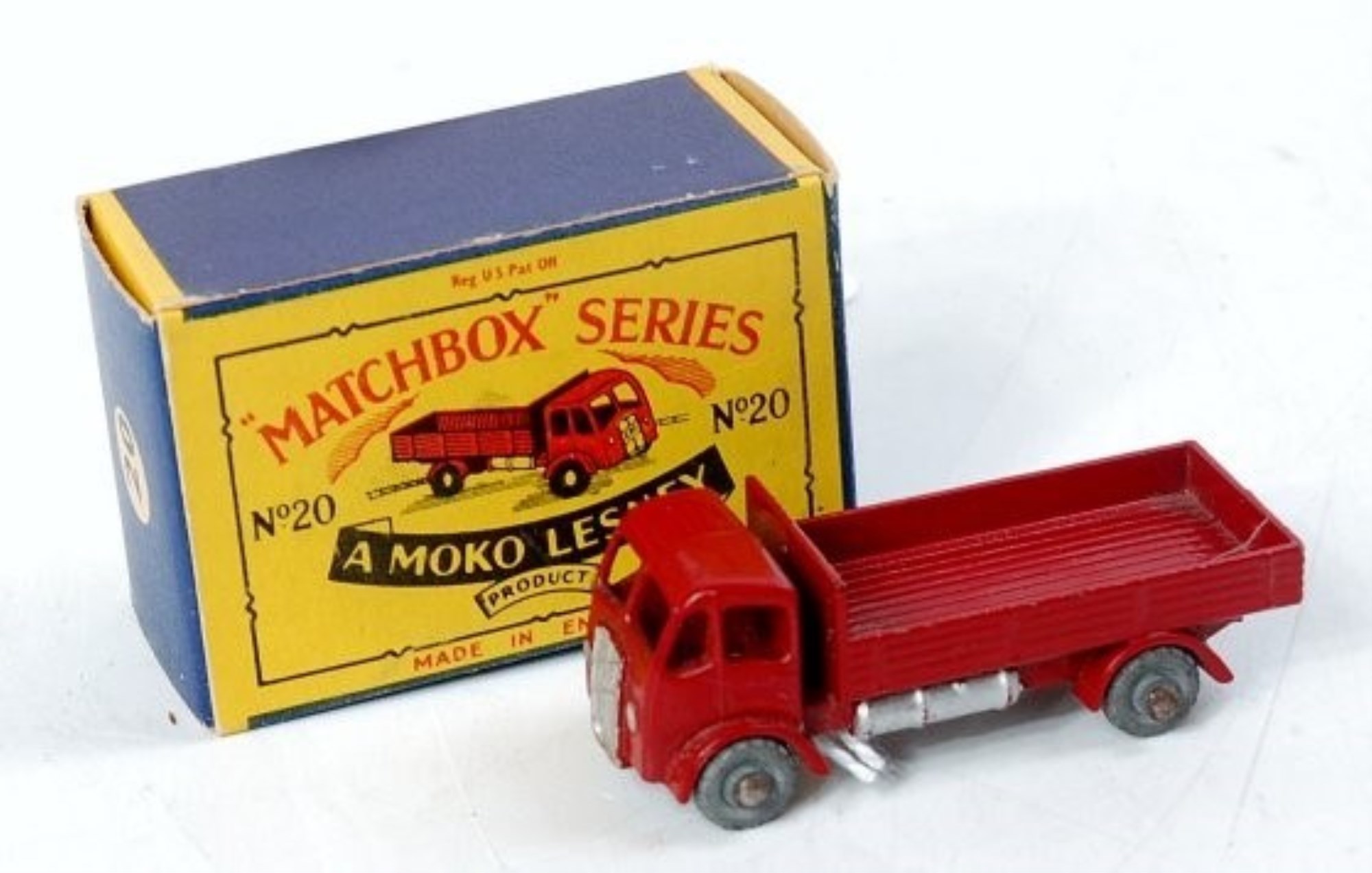 Lot 2323 - Matchbox 1-75 Series No.20A ERF Stake Truck,