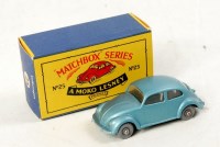 Lot 2328 - Matchbox 1-75 Series No.25B Volkswagen Saloon,...