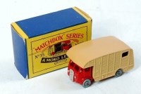 Lot 2339 - Matchbox 1-75 Series, ERF Horsebox, red cab...