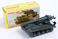 Lot 1952 - French Dinky Toys, No.813 Military AMX with...
