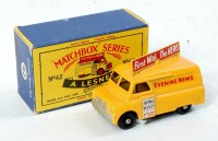Lot 2346 - Matchbox 1-75 Series No.42A Bedford "Evening...