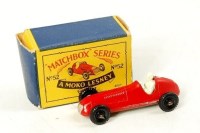 Lot 2355 - Matchbox 1-75 Series, No.52A 1948 Maserati 4...