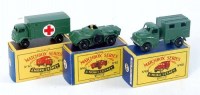 Lot 2361 - Matchbox 1-75 Series Boxed Military Diecast...