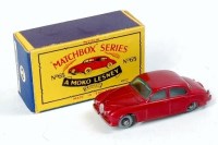 Lot 2363 - Matchbox 1-75 Series, No.65a Jaguar 3.4 Litre,...