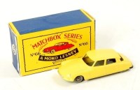 Lot 2364 - Matchbox 1-75 Series, No.66A DS 19 Citroen,...