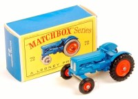 Lot 2368 - Matchbox 1-75 Series, No.72 Fordson Tractor,...