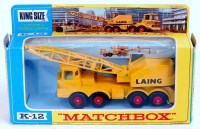 Lot 2372 - Matchbox King Size K-12 Scammell Mobile Crane,...