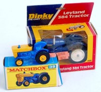 Lot 2388 - A Matchbox No. 39 Ford tractor, finished in...