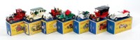 Lot 2397 - 7 various boxed Matchbox Models of Yesteryear,...