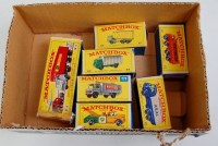Lot 2430 - 7 various boxed Matchbox 1/75 series and Major...