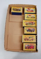 Lot 2434 - Seven various boxed Matchbox Models of...