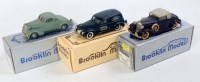 Lot 2518 - Brooklin Models 1/43rd scale White Metal Group,...