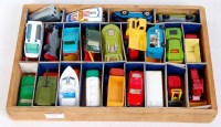 Lot 2375 - Tray of mixed play worn Matchbox 1-75 and...