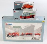 Lot 2593 - Corgi Heavy Haulage 1/50th scale boxed Road...