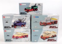 Lot 2600 - Corgi Heavy Haulage 1/50th scale boxed Road...