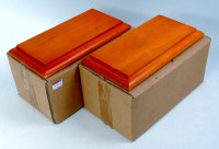 Lot 2630 - 2 boxed as issued Perspex display cases,...
