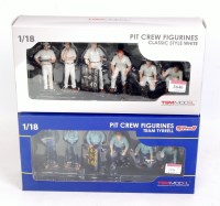 Lot 2646 - TSM Models, 1/18th scale Pit Crew Boxed Set...