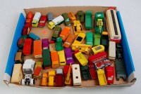 Lot 2417 - A tray of mixed playworn and loose Matchbox...
