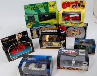 Lot 2667 - Corgi Toys and Minichamps TV related box...
