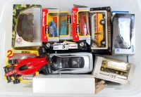 Lot 2681 - Two boxes of mixed modern issue diecast to...