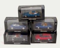 Lot 2586 - Minichamps 1/43rd scale boxed diecast group, 5...