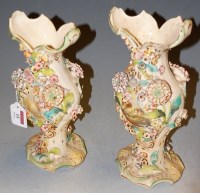 Lot 15 - A pair of 19th century English porcelain...