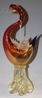 Lot 57 - A Murano tinted glass heavy ornament in the...