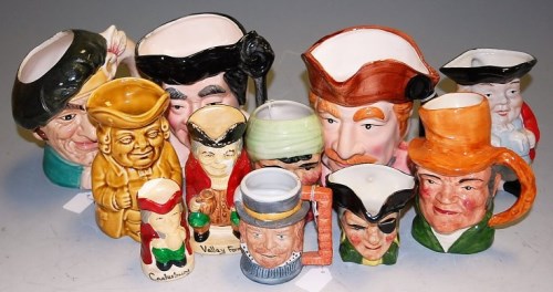 Lot 58 - A quantity of Toby jugs, to include Ridgeway...