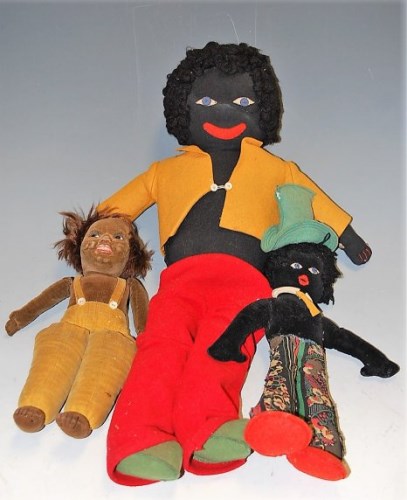 Lot 77 - Three various Golly dolls