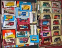 Lot 94 - Two boxes of Corgi and Matchbox cars