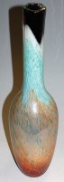 Lot 120 - A 1960s iridescent overlaid glass vase of...