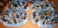 Lot 125 - A collection of Star Wars pewter figures from...