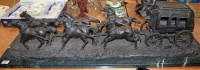 Lot 144 - After CM Russell - a large cast bronze figure...